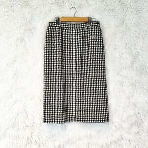 Vintage Pendleton plaid wool midi skirt